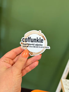Coffunkle Sticker