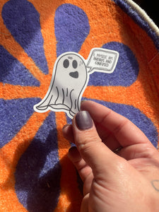 Anxiety Ghost Sticker