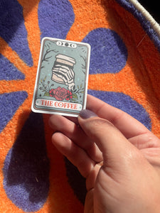 Coffee Tarot Sticker
