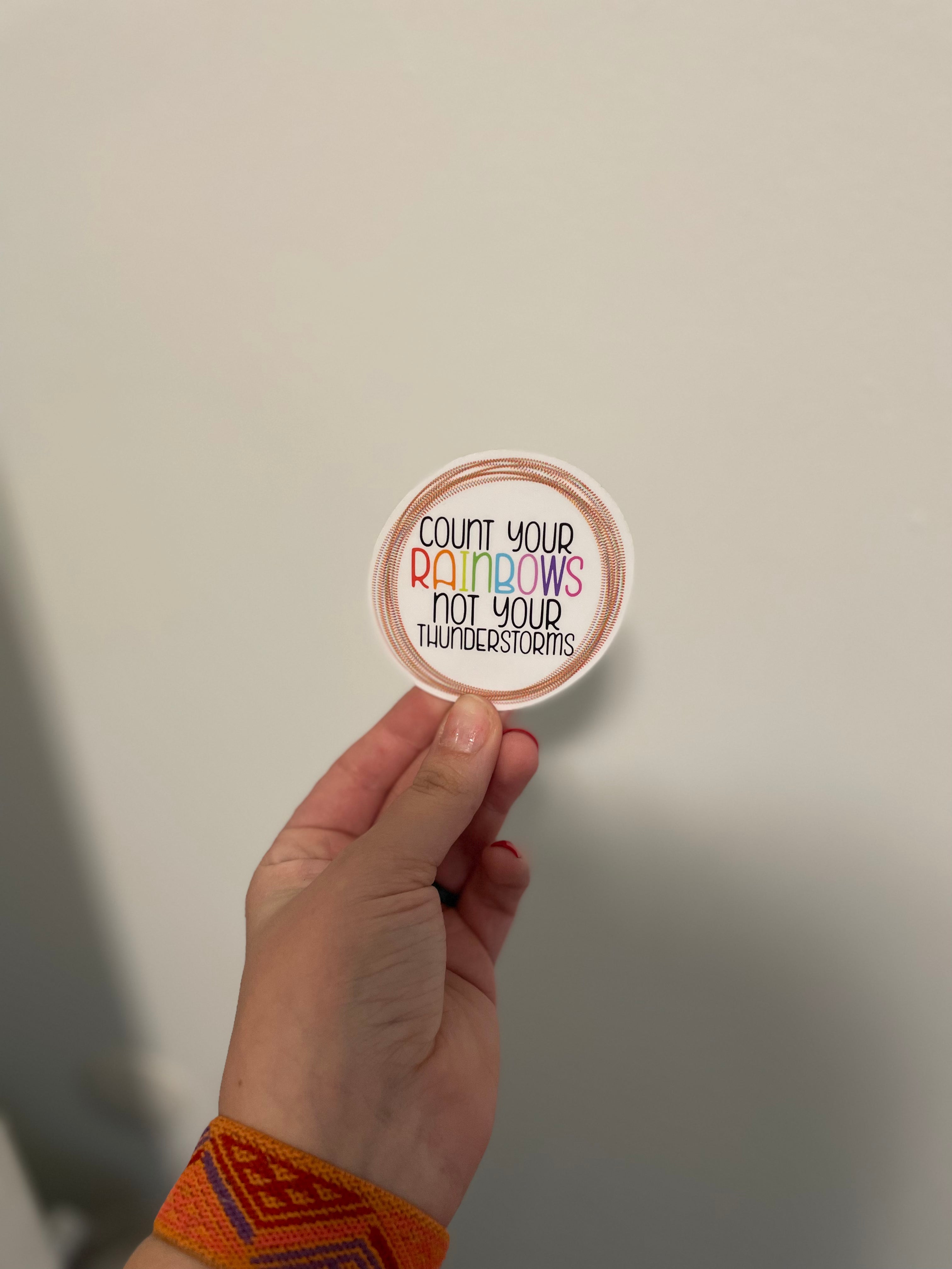 Count Your Rainbows Sticker