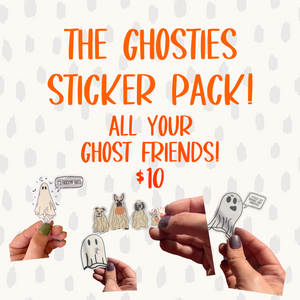 The Ghosties Sticker Pack